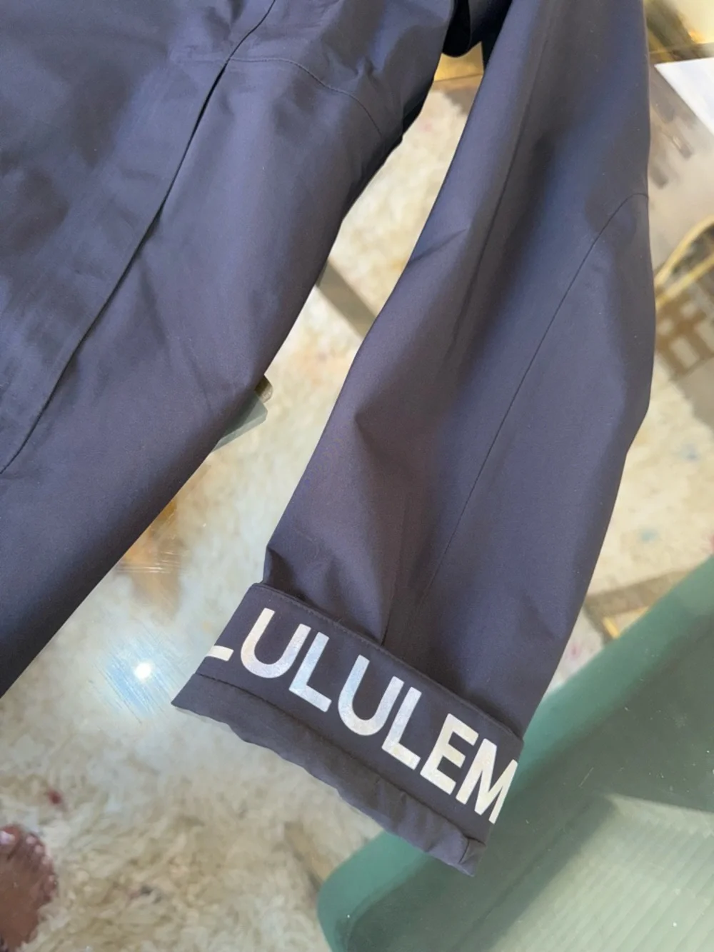 lululemon Black Athletic Jacket with Subtle Logo - Picture 6 of 6